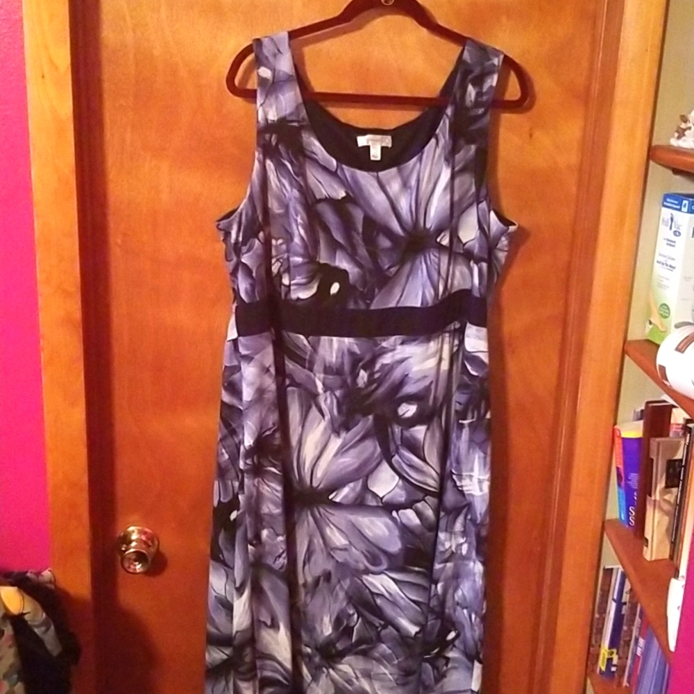 Navy Plus size dress
